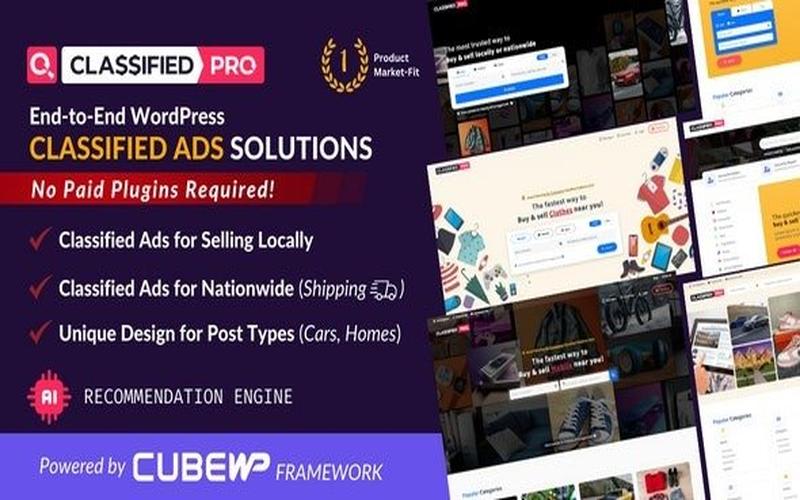 ClassifiedPro – 同城分类信息与闲置交易主题