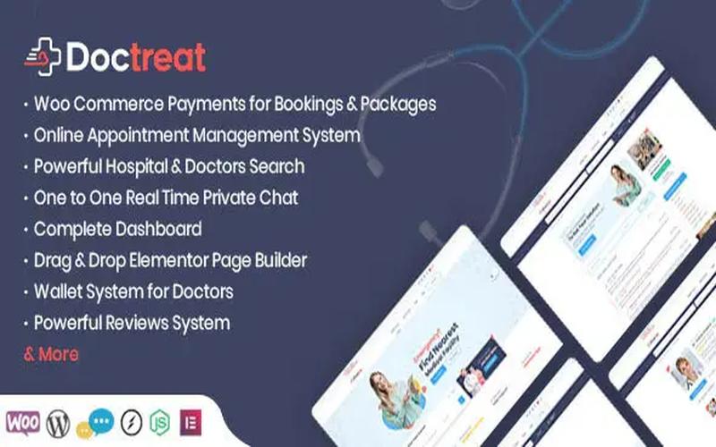 Doctreat – 医生与诊所目录主题