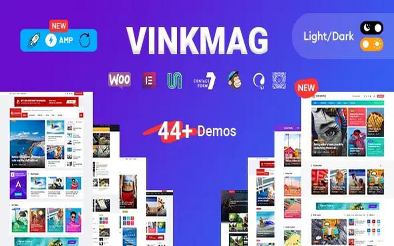Vinkmag – 多栏目新闻与行业杂志主题