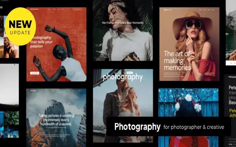 Photography – 摄影作品与客户选片展示主题
