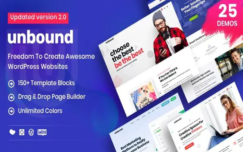 Unbound – 商务机构与项目案例展示主题