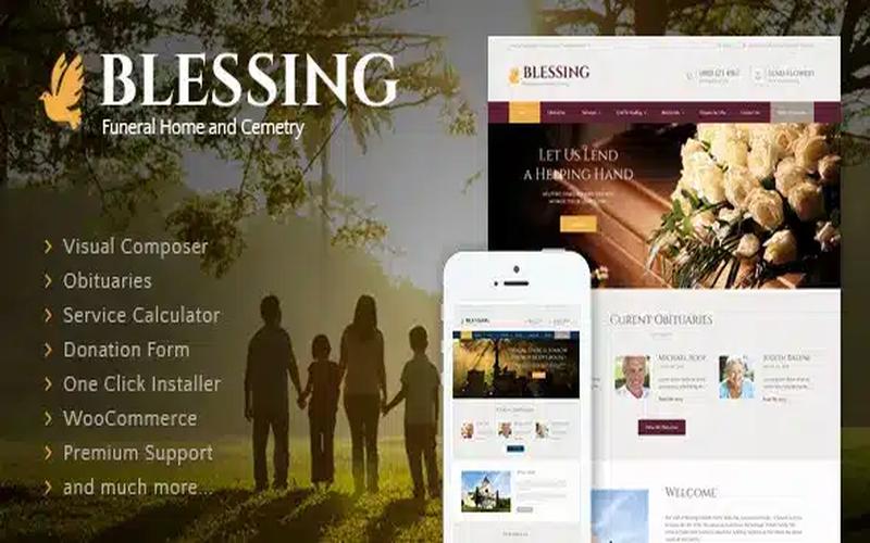 Blessing – 殡葬服务 WordPress 主题
