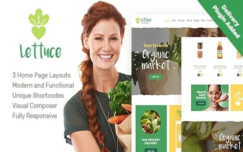 Lettuce – 有机食品与农产品在线商城主题