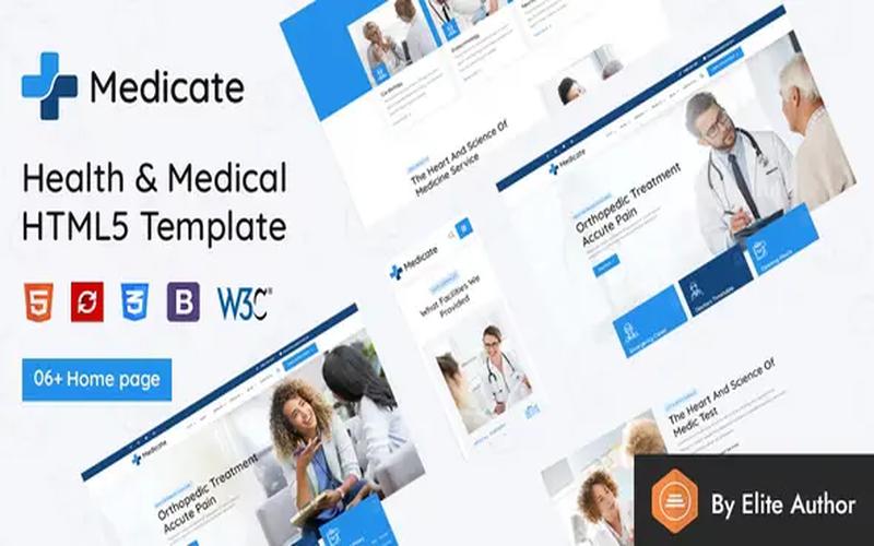 Medicate – 医疗诊所与医护团队展示主题