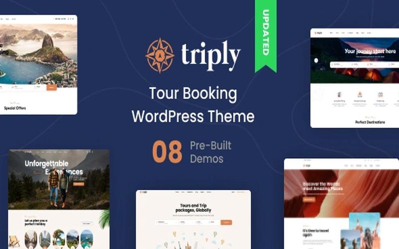 Triply – 旅游线路展示与行程预订主题