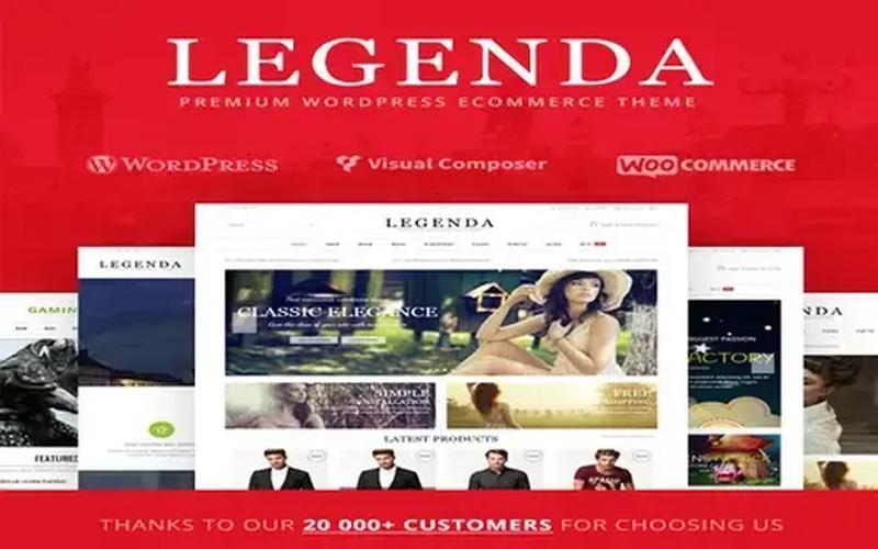 Legenda – 多用途响应式 WooCommerce 商城主题