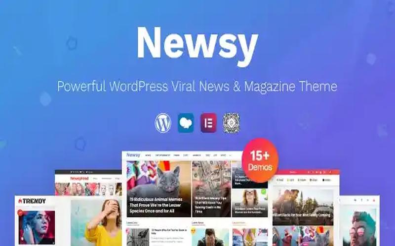 Newsy – 互动资讯与内容社区杂志主题
