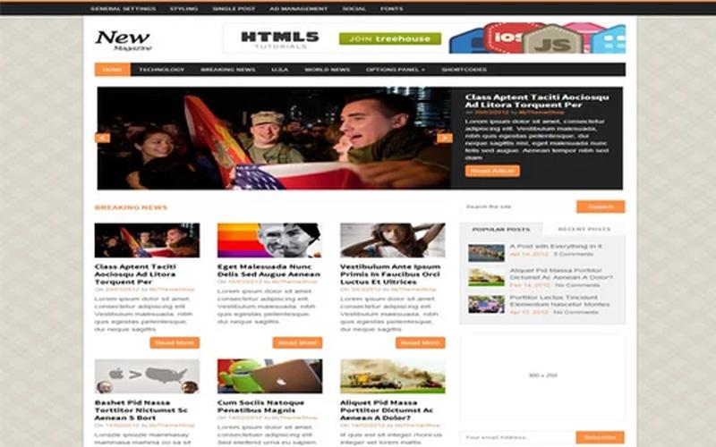 NewsMag – 三栏资讯与杂志内容 WordPress 主题