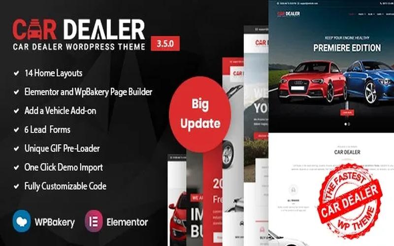 Car Dealer – 汽车销售与展示 WordPress 主题