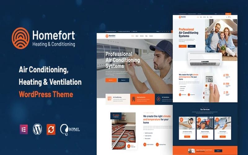 Homefort – 空调安装与暖通维修服务主题