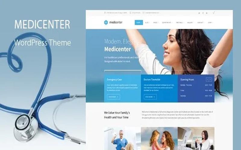 MediCenter – 诊所医生展示与预约申请主题