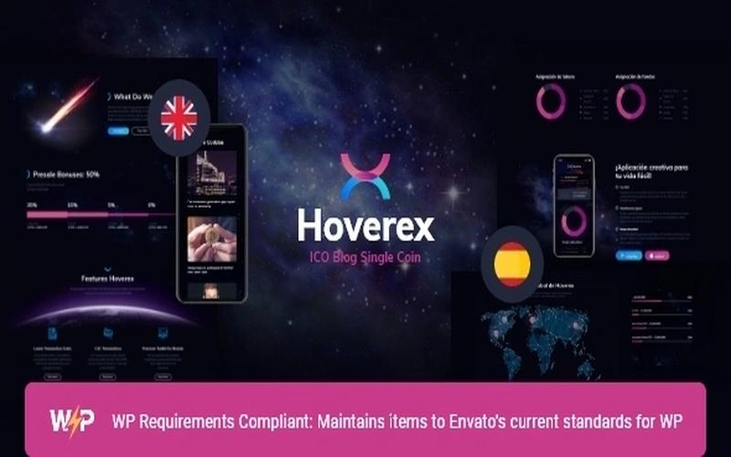 Hoverex – 区块链项目展示与数字资产资讯主题