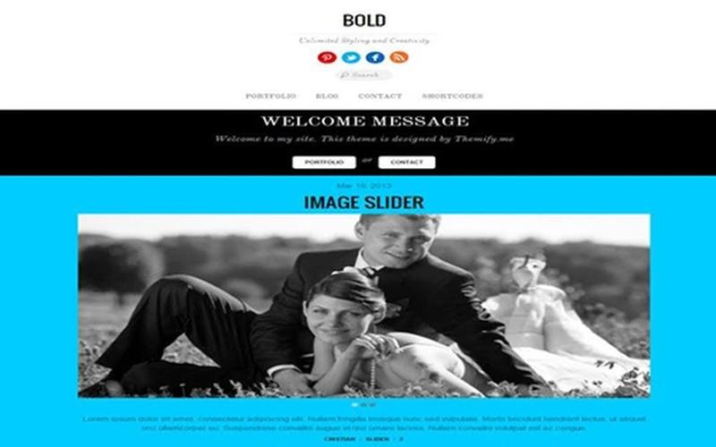 Bold – 全宽多媒体与创意博客作品集主题