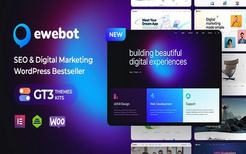 Ewebot – SEO 营销数字化代理主题