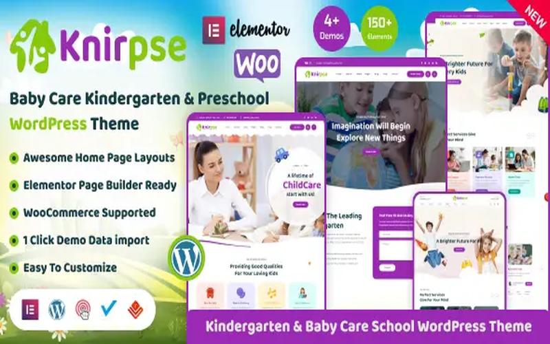 Knirpse – 幼儿园与儿童托育机构主题