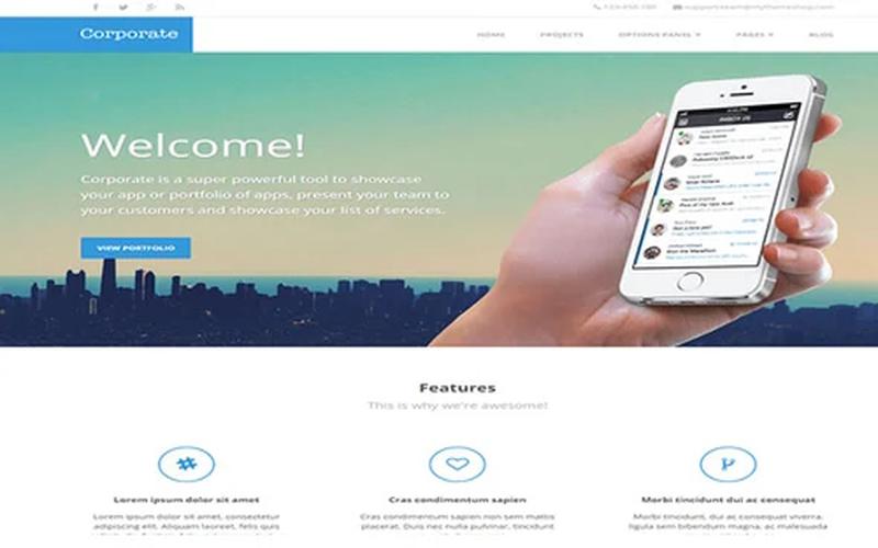 Corporate – 企业官网与服务案例展示 WordPress 主题