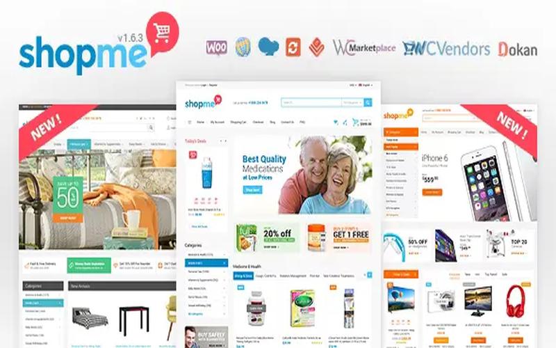 ShopMe – 多商户入驻与综合零售商城主题