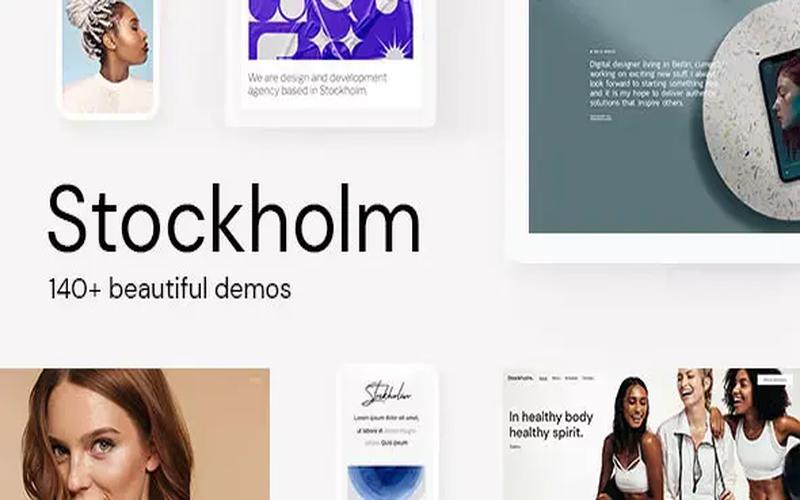 Stockholm – 创意品牌与多风格作品集主题