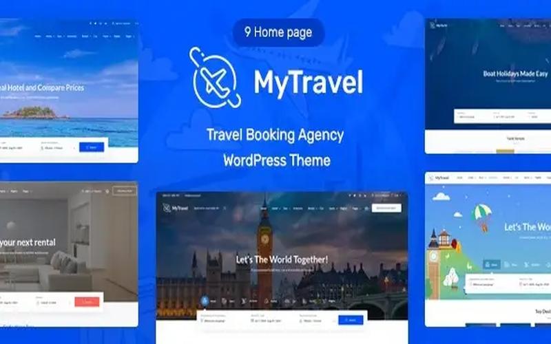 MyTravel – 旅游线路与酒店预订展示主题