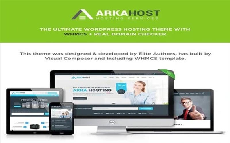 Arka Host – WHMCS 托管服务 WordPress 主题