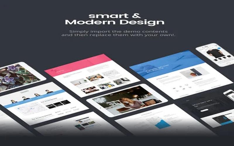 Smart – 企业团队与项目案例展示主题