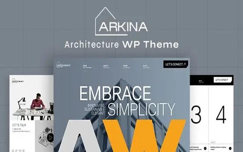 Arkina – 建筑设计与空间作品展示主题
