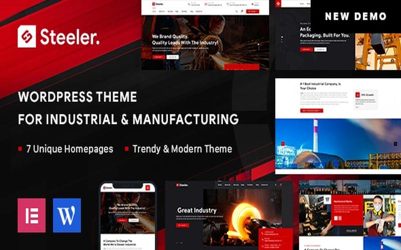 Steeler – 工业制造与工程服务企业展示主题