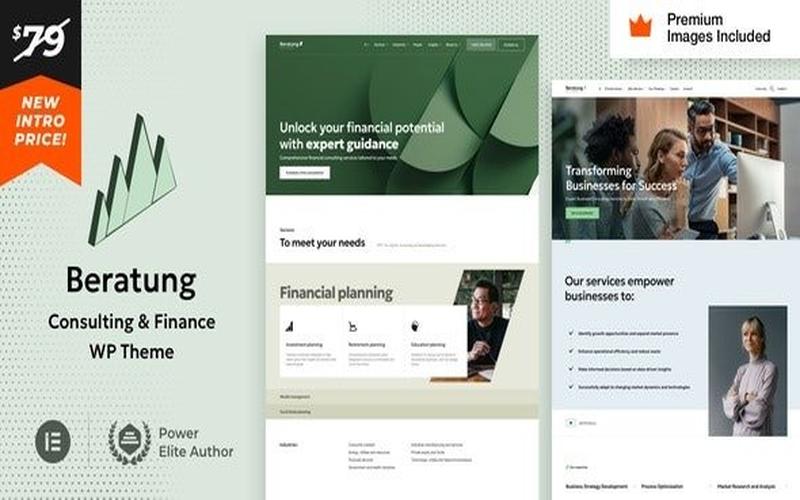 Beratung – 企业咨询与财务顾问展示主题