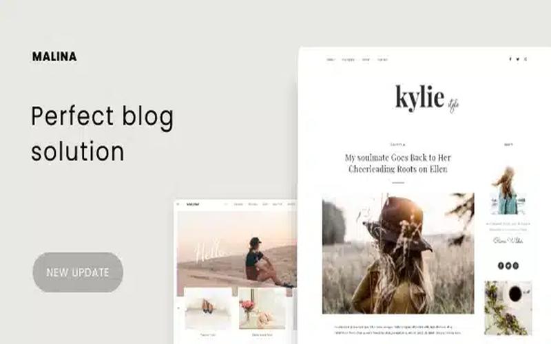Malina – 个人博客/自媒体写作主题