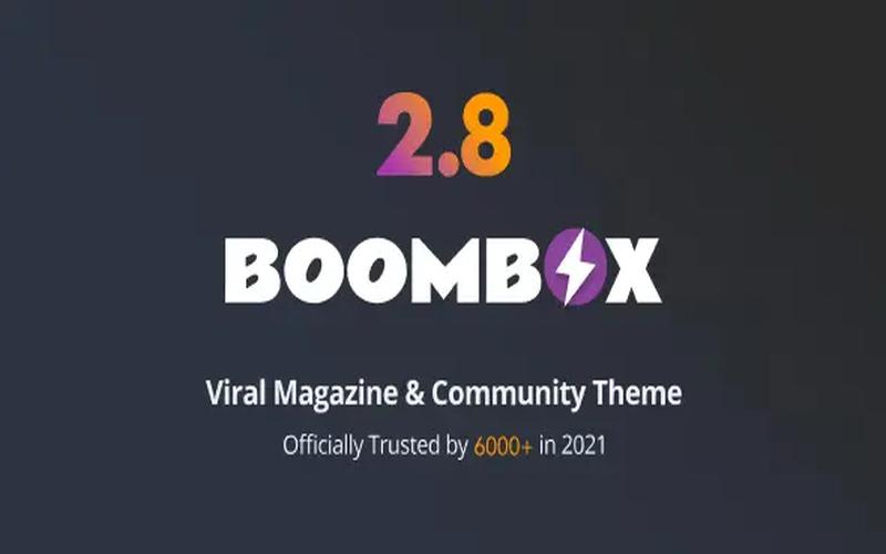 BoomBox – 社交互动和内容创作平台 WordPress 主题