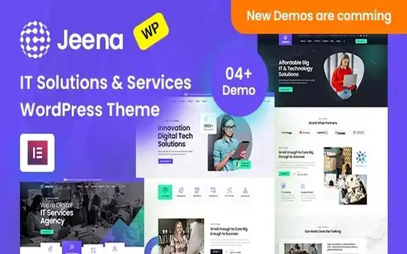 Jeena – IT解决方案与技术服务企业主题