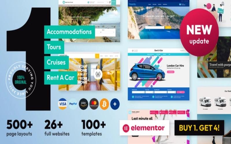 Book Your Travel – 住宿旅游与在线预订主题