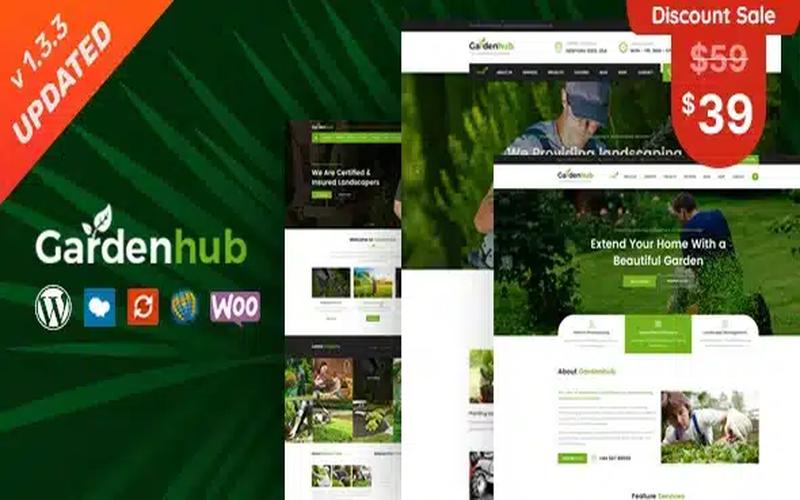 Garden HUB – 园林设计公司主题