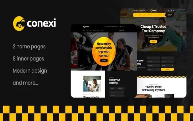 Conexi – 出租车展示与预约用车服务主题