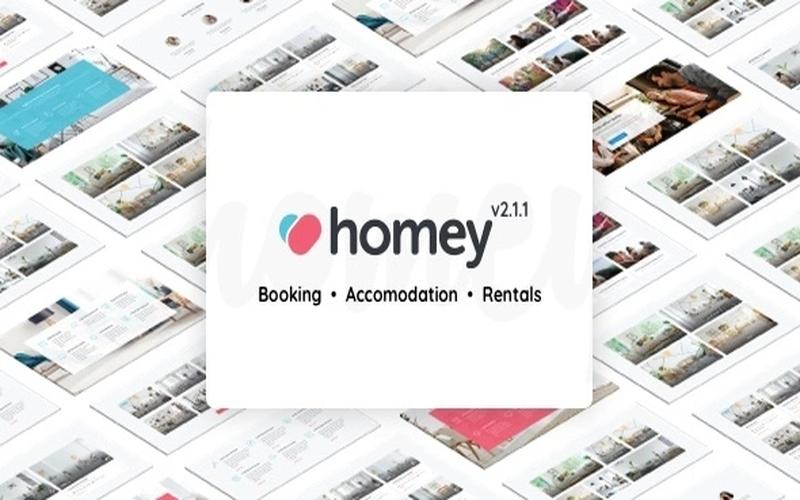 Homey – 预订与租赁主题