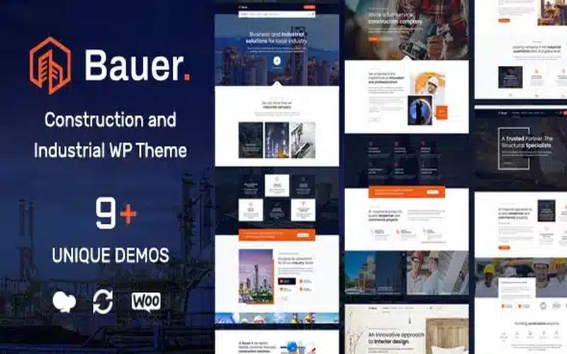 Bauer – 建筑工程与工业类 WordPress 主题