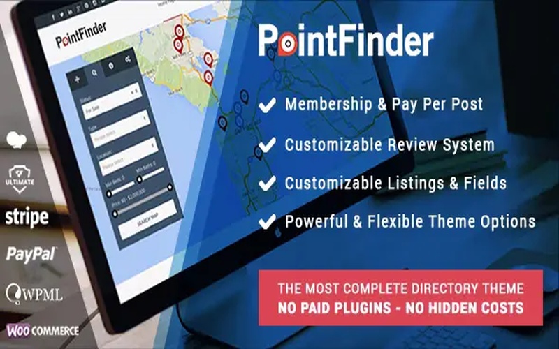 PointFinder – 商家目录与地图分类信息主题
