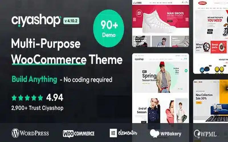 CiyaShop – 多用途商城主题