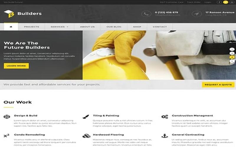 Builders – 建筑装修与工程公司网站主题