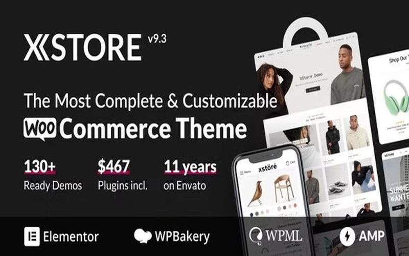 XStore – 商品筛选与品牌零售商城主题