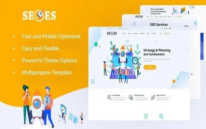 Seoes – SEO服务与网络营销机构主题