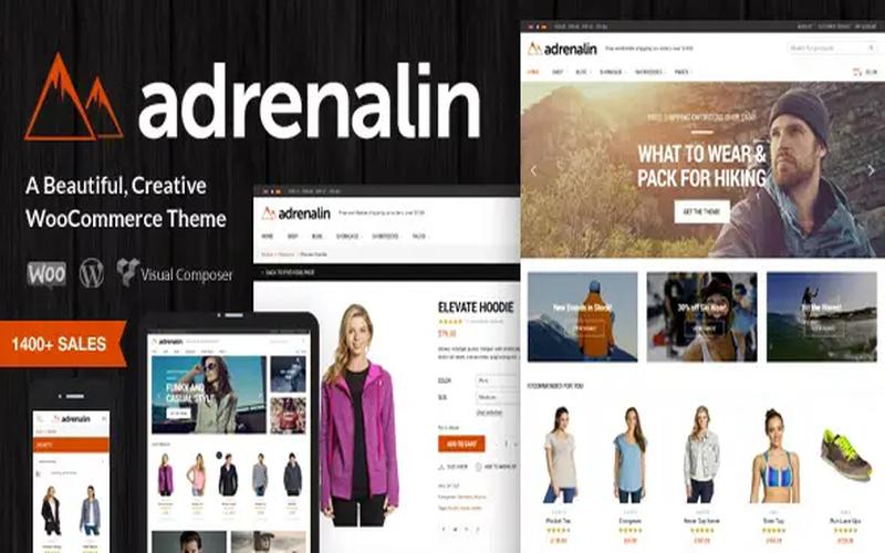 Adrenalin – 多用途跨境电商主题