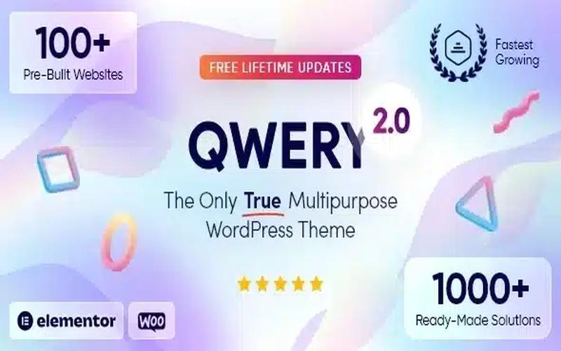 Qwery – 多行业企业服务与品牌官网主题