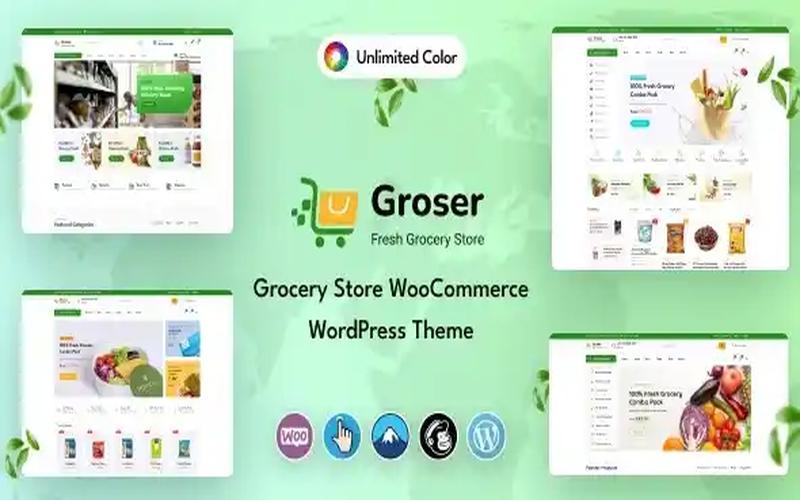 Groser – 食品零售与果蔬商店商城主题