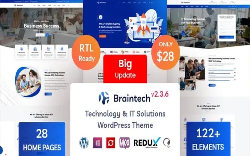 Braintech – 科技企业与IT解决方案展示主题