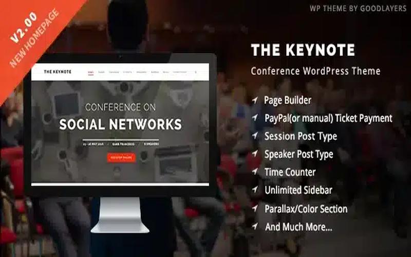 The Keynote – 会议议程与活动报名展示主题