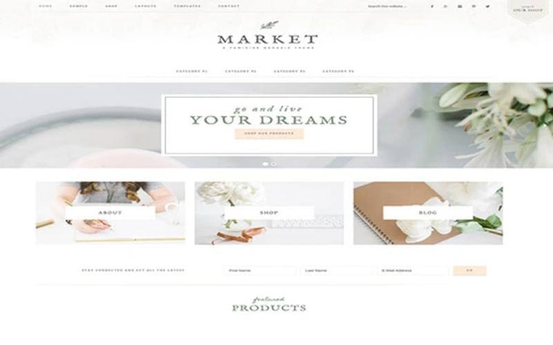 Market Pro – 个人品牌与分类内容博客主题