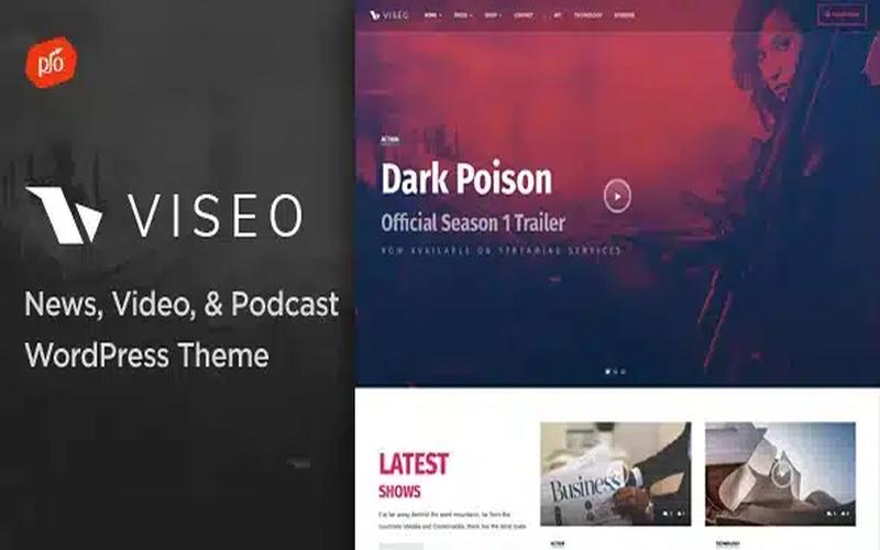 Viseo – 视频播客与资讯内容展示主题