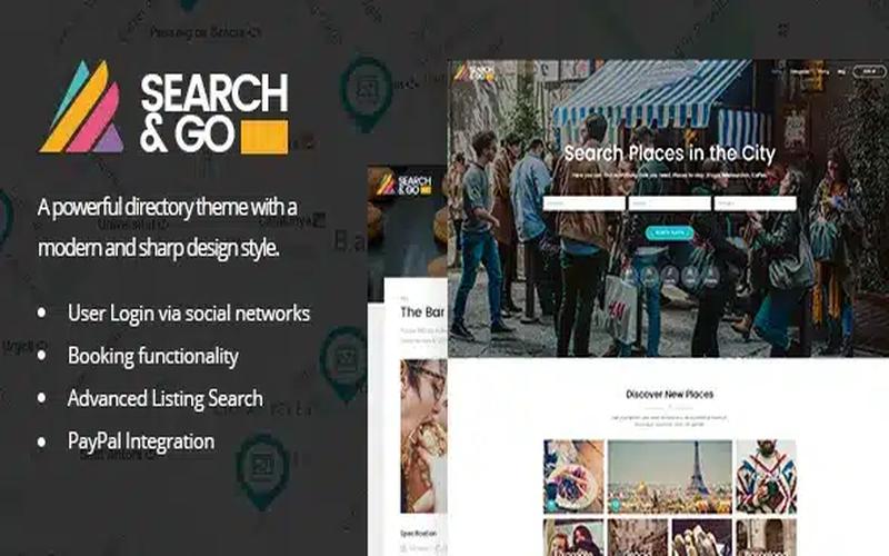 Search & Go – 本地商家与分类信息目录主题