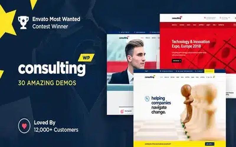 Consulting – 商业与金融 WordPress 主题